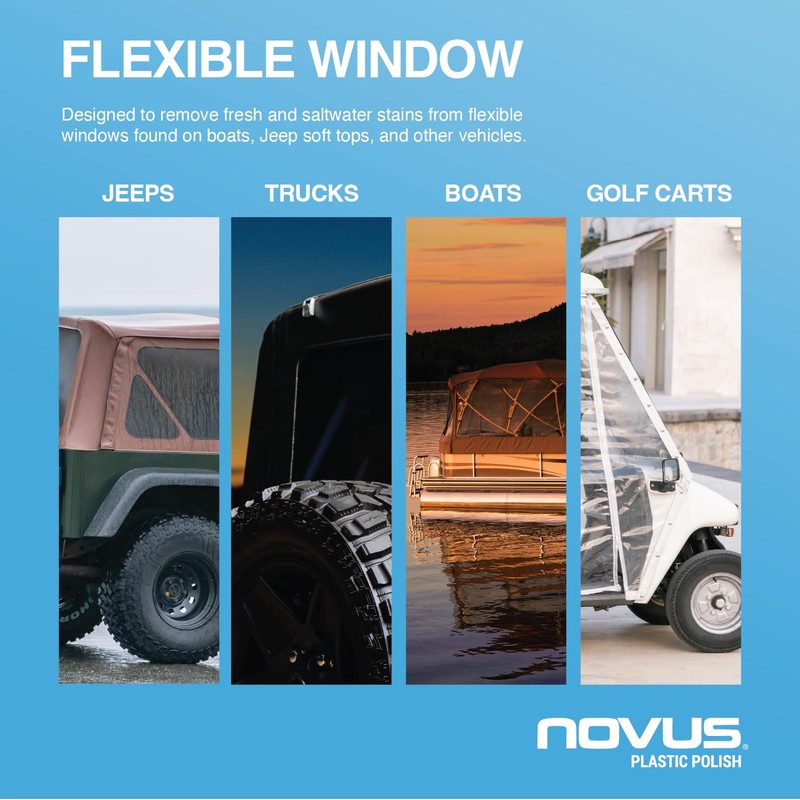 NOVUS Plastic Polish | Flexible Window Kit | One 3”