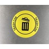 "Trash Can" Durable Laminated Vinyl Floor Sign- Sign by Graphical