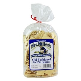 AmishTastes Mrs. Miller's Old-Fashioned Regular 1" Pot Pie Squares, 16 Oz. (Pack of 2)