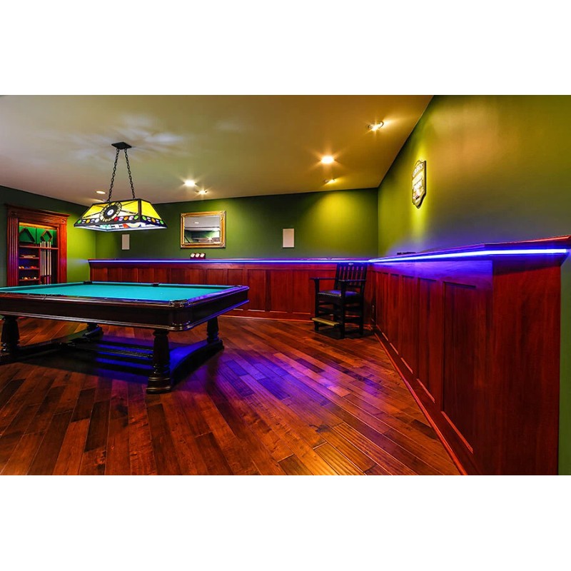 SHENKENUO 5M Bar Billiard Pool Table Bumper LED RGB Colour