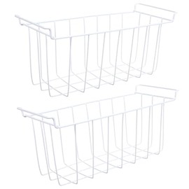 17.5 Inch Freezer Wire Basket Organizer Bins Compatible for Midea, Insignia, Arctic King, Magic Chef, Vissani Chest Freezer, 12932000000583 2Pack