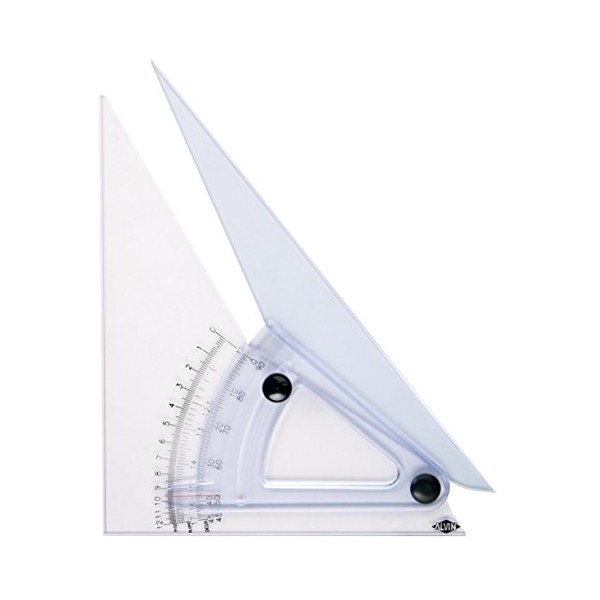 Alvin 12-Inch Computing Trig-Scale Adjustable Triangle (LX712K)