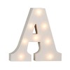 Out of the Blue 57/6074 - Holz Buchstabe "A" beleuchtet