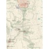 58 Colorado 14ers Map 18x24 Poster (Tan)