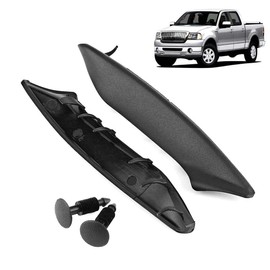 for ford f150 windshield valance-Acouto 2pcs Windshield Wiper Cowls,End Windshield Wiper Cowl Cover with Retaining Pins Fit for Ford F150 2004-2008 Fit for Lincoln Mark LT 2006-2008(Black)