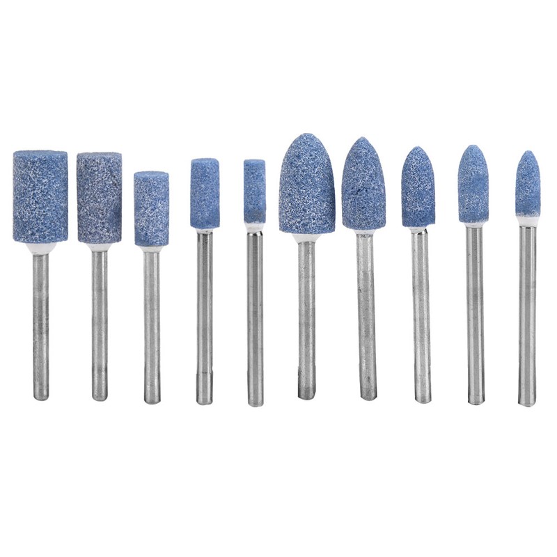 100Pcs Polishing Stone Head Grinding Wheel Burr Bit for Grinder