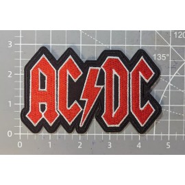 Unbranded ACDC Band Patch 3x4.75" Rock Heavy Metal Embroidered Iron On Medium Sized Patch