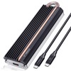 ineo M.2 NVMe SSD Enclosure with Embedded Copper Column Cooling,