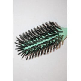 BLANCHE Vintage Bristle Hair Brush Dupont  Nylon GREEN NWT