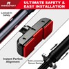 RHINOSPORT Door Pull Up Bar 70-92cm No-Screw Home Gym