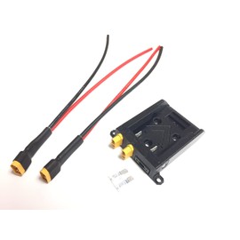 Terrafirma Technology LS XT60 Adapter for Dewalt or Hercules 20V max Batteries Fused Dual Output Expandable black