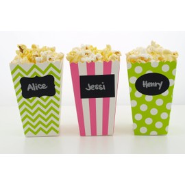 Watermelon Party Popcorn Boxes (36 Pack) - Watermelon Party Favors, Miniature Movie Theatre Popcorn Tubs for Summer Watermelon Birthday Party Supplies