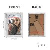 HORLIMER 4x6 Picture Frame Set of 15, Distressed White Rustic