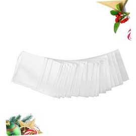 Alipis 2sets Loose Leaf Tea Filter Bag Reusable Drawstring Tea Pouch 200pcs*2