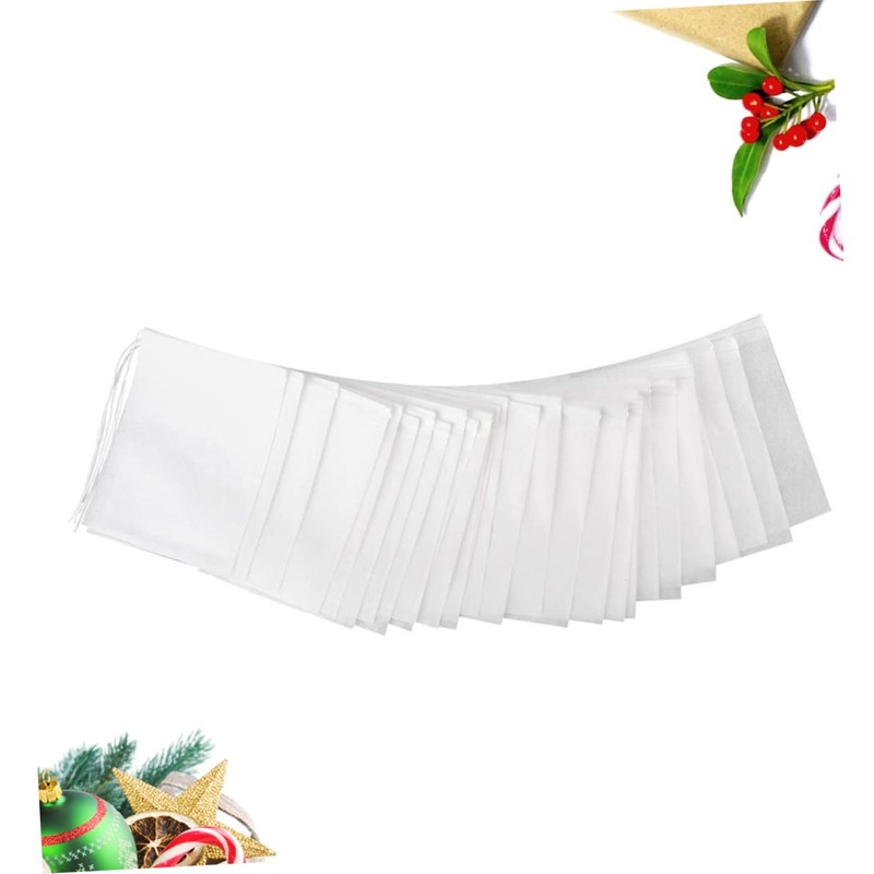 Alipis 2sets Loose Leaf Tea Filter Bag Reusable Drawstring Tea