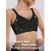 FIGKICKSEN Front Closure Bras for Women Wireless Support Push Up