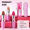 Prreal Sparkling Lipstick Moisturising,Glitter Lipstick Long-Lasting Waterproof,Metallic Not Stick Cup