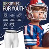 KOOPOW Youth Baseball Sliding Shorts with Cup Pocket for Baseball,