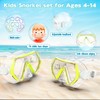 ZipAura Goggles for Kids 3-14, Snorkeling Gear for Kids, Anti-Fog