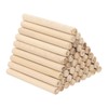 PATIKIL 3/8" x 4"(10 x 100mm) Wood Dowel Pins, 60