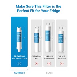 EPTWFU01 Water Replacement, Replacement for Frigidaire EPTWFU01, EWF02, Pure Source Ultra II, 2 Pack