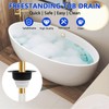 Freestanding Tub Drain Rough-in Kit with PVC Adapter, Bathtub Drain