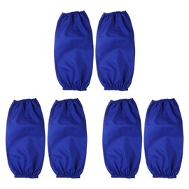 sourcing map 3 Set Welding Sleeves Flame Retardant Cotton Welding Work Sleeves Fit Men and Women Heat Flame Resistant Arm Protection Gardening Sleeve for Welding Machining Metal Handling, Blue