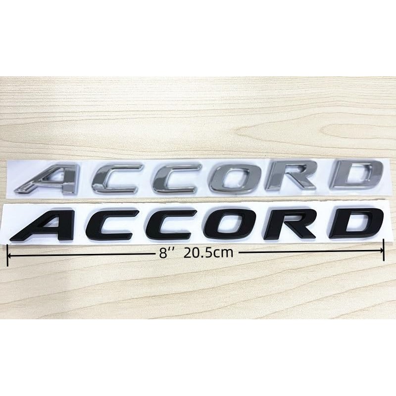 Car 3D Rear Tail Letter Emblem Replacement for Accord,Car Badge