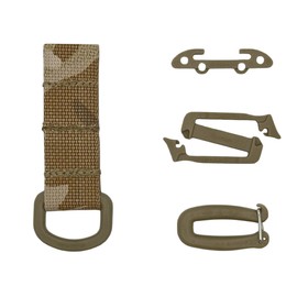 NeetShark Tactical Molle D-Shape Hook with a Variety of Connection Buckles,Suitable for Tactical Backpacks, Vests, Belts (Desert Camouflage)