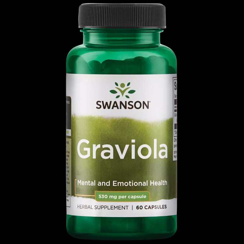Swanson Graviola 530 mg 60 Capsules