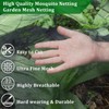2PCS Mosquito Netting for Patio,10 x 16.5 Ft Garden Mesh