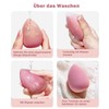 EUDUQ 8-Piece Make Up Sponge Set, Beauty Blender Large Make