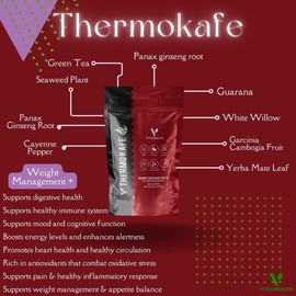 V-THERMOKAFE by VitalHealth Gourmet Dark Roast Coffee(Dietary Supplement) 5.30oz
