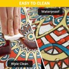 FANSU Round Tablecloth 90 cm, Round Table Cloth Wipe Clean