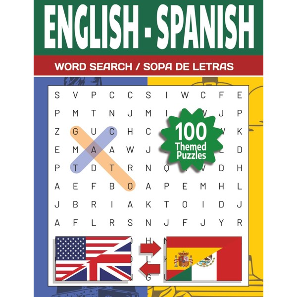 Bilingual English Spanish Word Search Puzzle: Learn Vocabulary the Fun