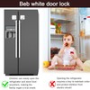 Pack of 4 Fridge Lock, Child Lock for Cupboards and