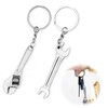 Monkey Wrench Mini Screwdriver Tool Key Chain Clip Mini Adjustable