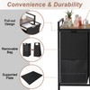 Extra Large Laundry Hamper, Laundry Hamper 3 Section with shelf