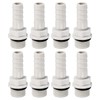 PATIKIL Hose Barb Fitting Straight 9mm Barbed G1/4 Male Thread,