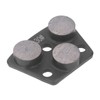 3Pcs Diamond Grinding Shoes Trapezoid Concrete Floor Cutting 3 Cylinder