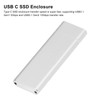 USB C SSD Enclosure M.2 NGFF High Speed Transfer USB3.0