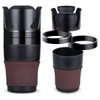 AIMALL Multifunctional Car Cup Holder Storage Box, 360° Rotating Phone,