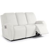 TAOCOCO Recliner Sofa Slipcover, 3 Pieces Polyester Fabric Stretch Sofa