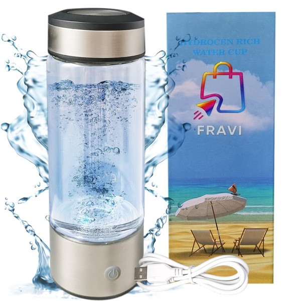 Fravi Premium Hydrogen Water Bottle Generator - Infused Hydrogen Water