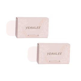 YEAHLEE 200 Sheets Disposable Paper Soap for Hand Washing, 2 Boxs Mini Soap Sheets for Traveling, Camping, Hiking and Other Outdoor Activities