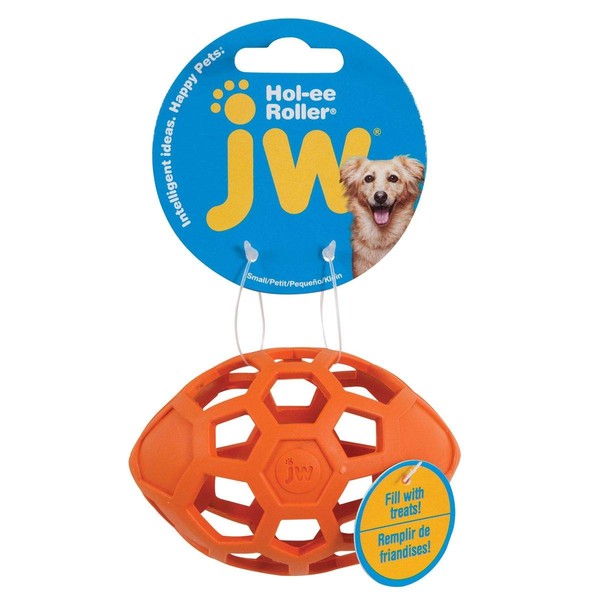 JW Pet Hol-ee Roller Egg Dog Chew Puzzle Toy, Small