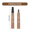 Yuqilin Pack of 2 Liquid Eyebrow Pencils, with Four Fork