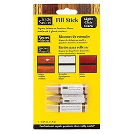 Wood Scratch Repair Fill Stick for Light Surfaces (Set of 3), Great for Touch-Ups and Repairs on Hardwoods Floors, Furniture, Cabinets and Plastic Surfaces.