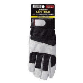 Otafuku Gloves Winter Thermal Gloves, Pig Leather Crest Kerryasu (Thermal Insulation, Magic Stop, Inner Fleece, Inner Fleece Back Meri Type), JW-868 L