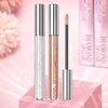 Hppsctink 2pcs Flüssiger Lippenstift, 2.4g Silber Weiß Lippenstift und 2.4g